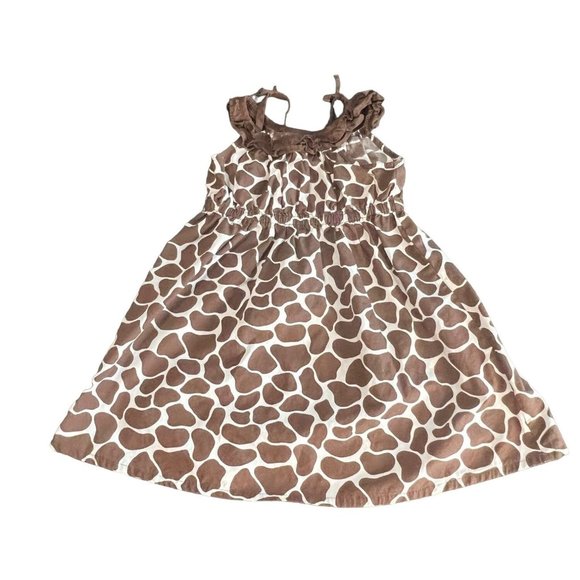Gymboree Safari Fashion Giraffe Print dress 3T - Picture 1 of 3